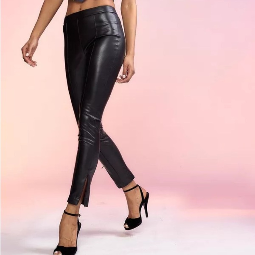 Cynthia Rowley
Vegan Leather Cigarette Pants